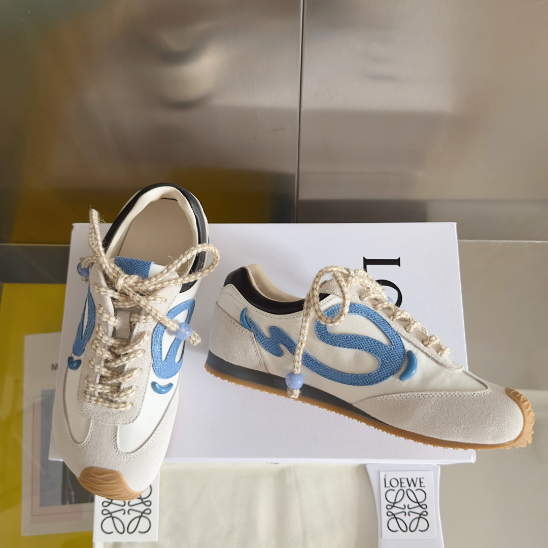 顶级版本：女款
LOEWE 罗意威 最新走秀款 Ballet Runner 2.0情侣款 芭蕾 休闲 运