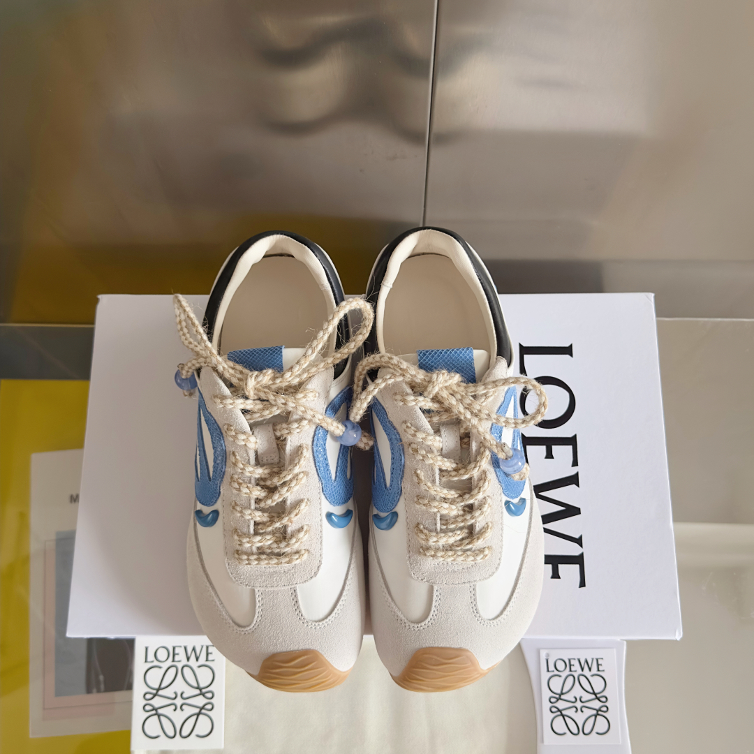 顶级版本：女款
LOEWE 罗意威 最新走秀款 Ballet Runner 2.0情侣款 芭蕾 休闲 运