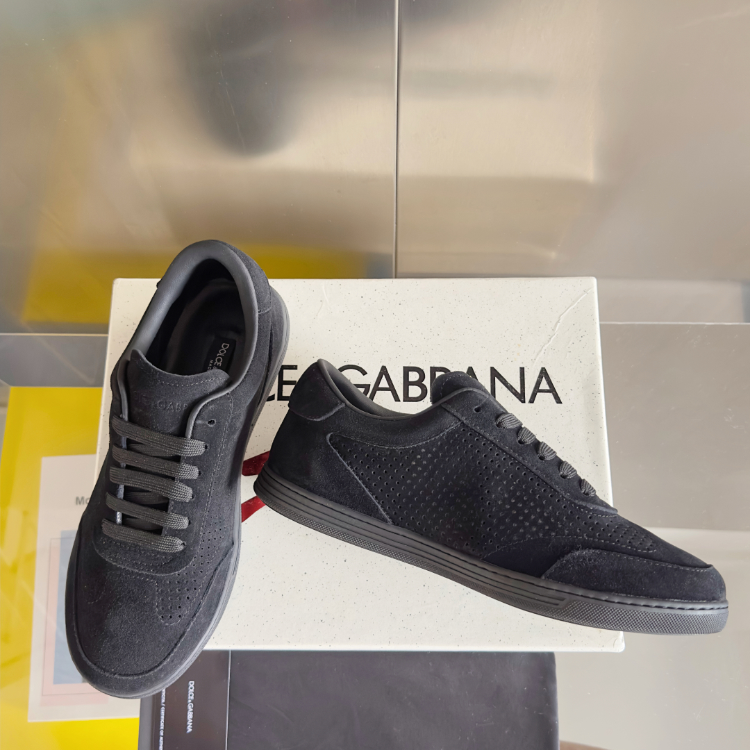 Dolce & Gabbana Men's Leather & Suede Sneakers - Breathable & Stylish 4 cmp i1749139869674 9280 0 2