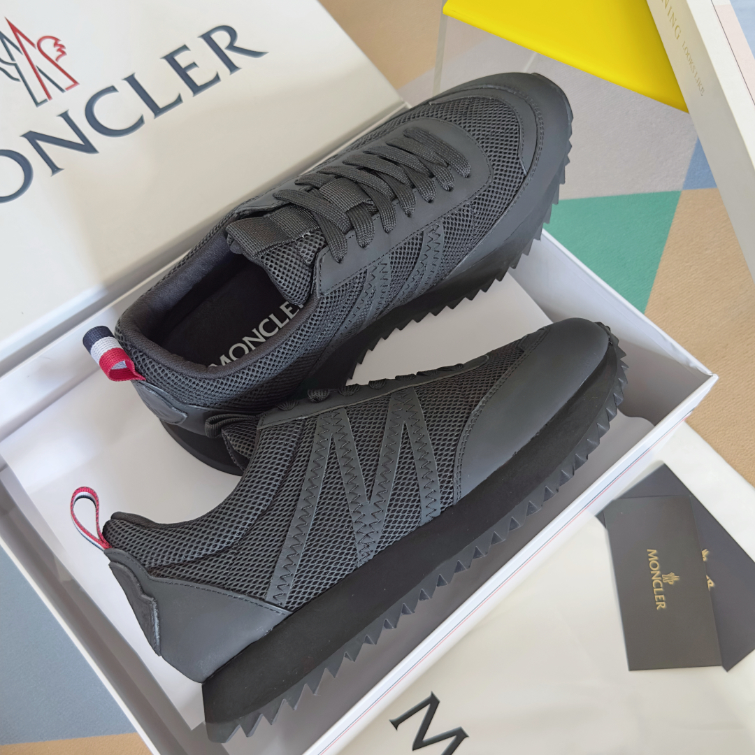 顶级版本：男款
Moncler 盟可睐/蒙口 Pacey系列 户外 厚底 休闲 运动鞋 老爹鞋
原版购入
