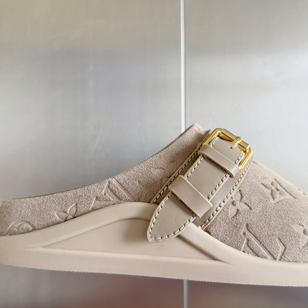 顶级版本:女款
LV 路易威登 L家 驴牌 To-Go Comfort系列 老花 勃肯 包头拖鞋 凉鞋