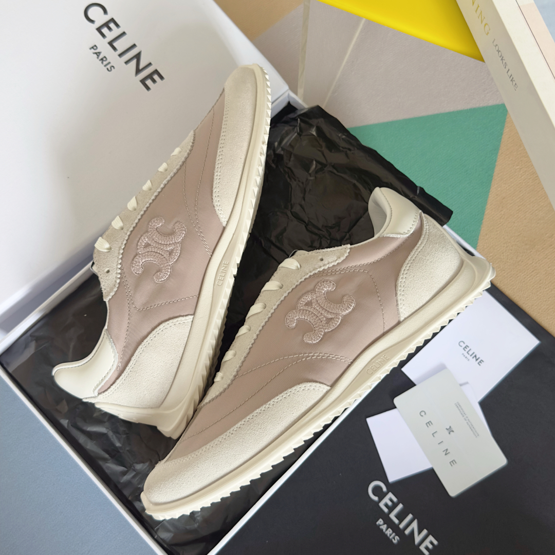 顶级版本：女款
Celine 思琳/赛琳 最新Racer系列 复古 休闲 运动鞋
原版购入开发 做货 这