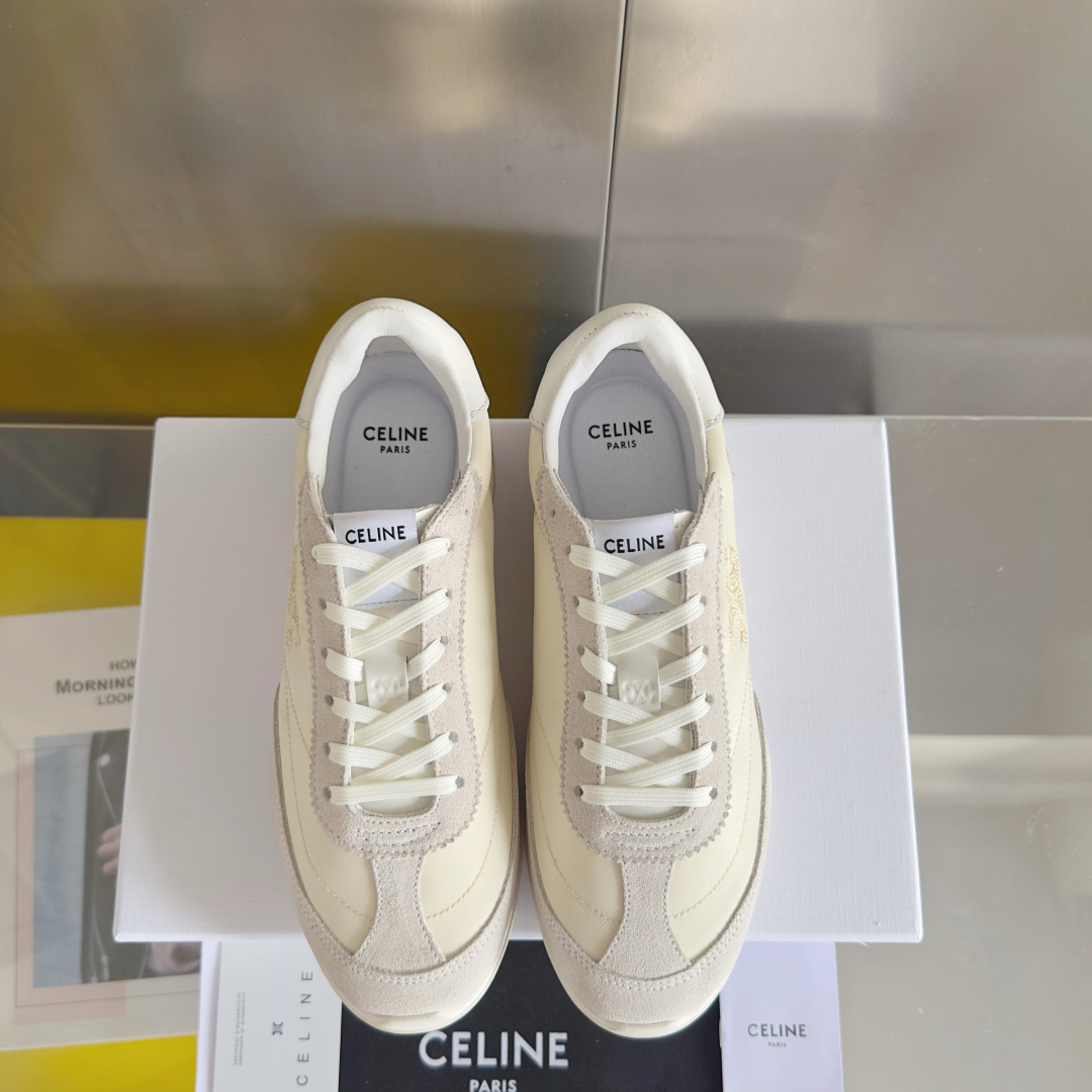 顶级版本：女款
Celine 思琳/赛琳 最新Racer系列 复古 休闲 运动鞋
原版购入开发 做货 这