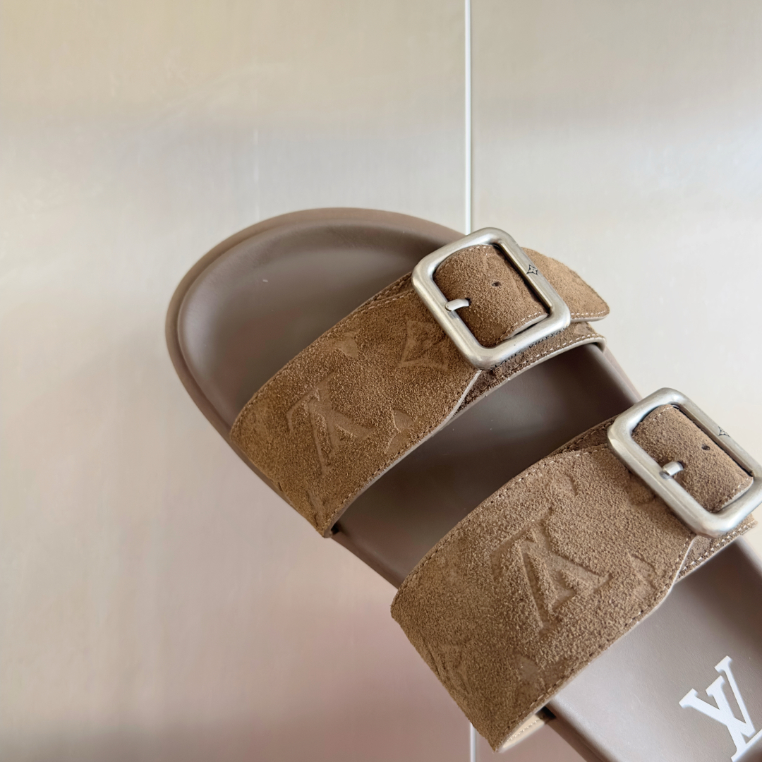 顶级版本：男款
LV 路易威登 L家 驴牌Venice系列 厚底 凉拖鞋
原版购入开发 做货 本款 LV