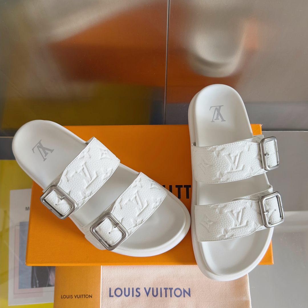顶级版本：男款
LV 路易威登 L家 驴牌Venice系列 厚底 凉拖鞋
原版购入开发 做货 本款 LV