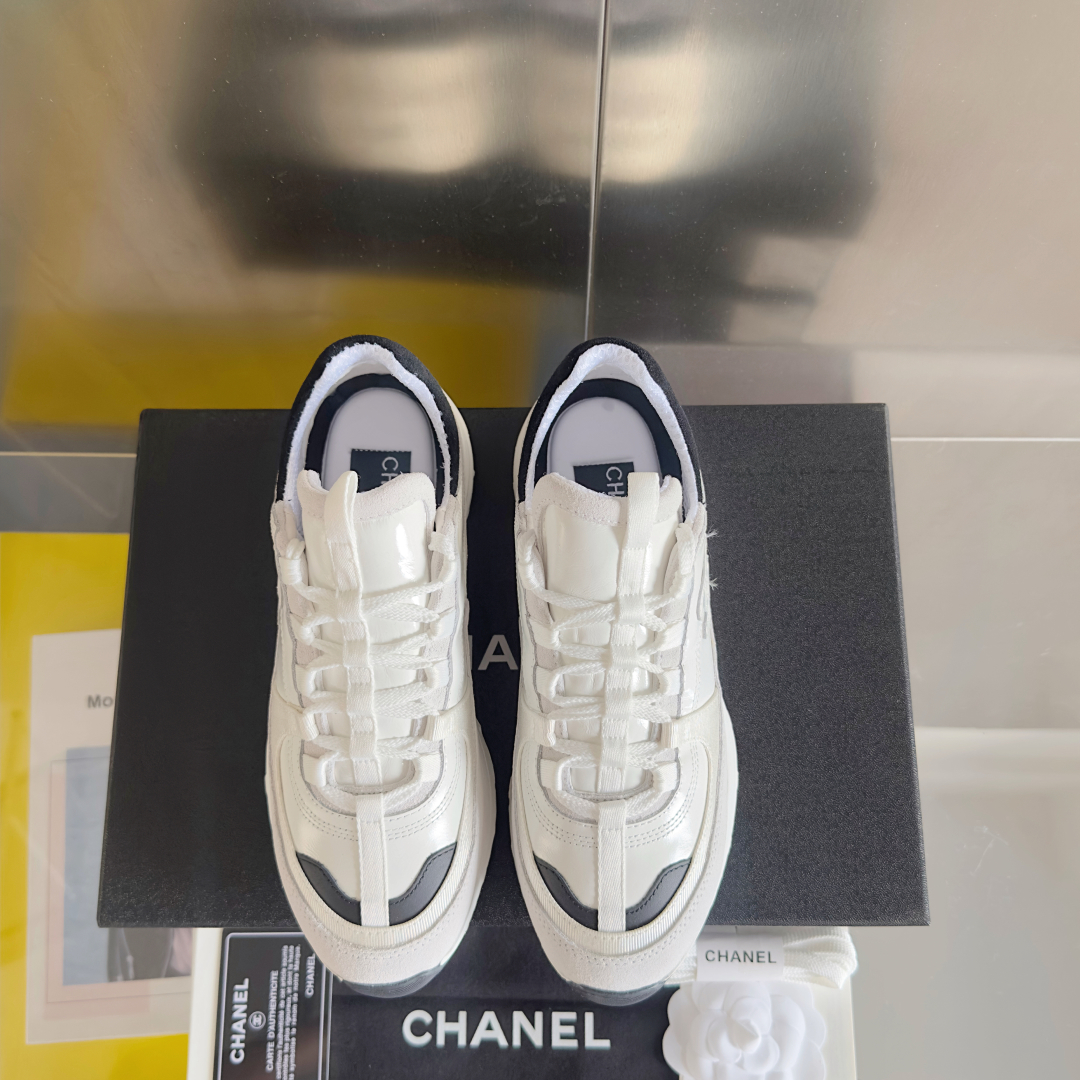 顶级版本：女款
Chanel香奈儿 25A 熊猫配色 厚底 休闲 运动鞋
原版购入开发 做货 小香 C家