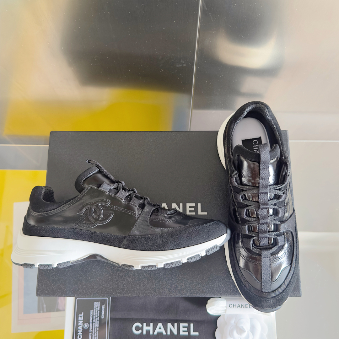 顶级版本：女款
Chanel香奈儿 25A 熊猫配色 厚底 休闲 运动鞋
原版购入开发 做货 小香 C家