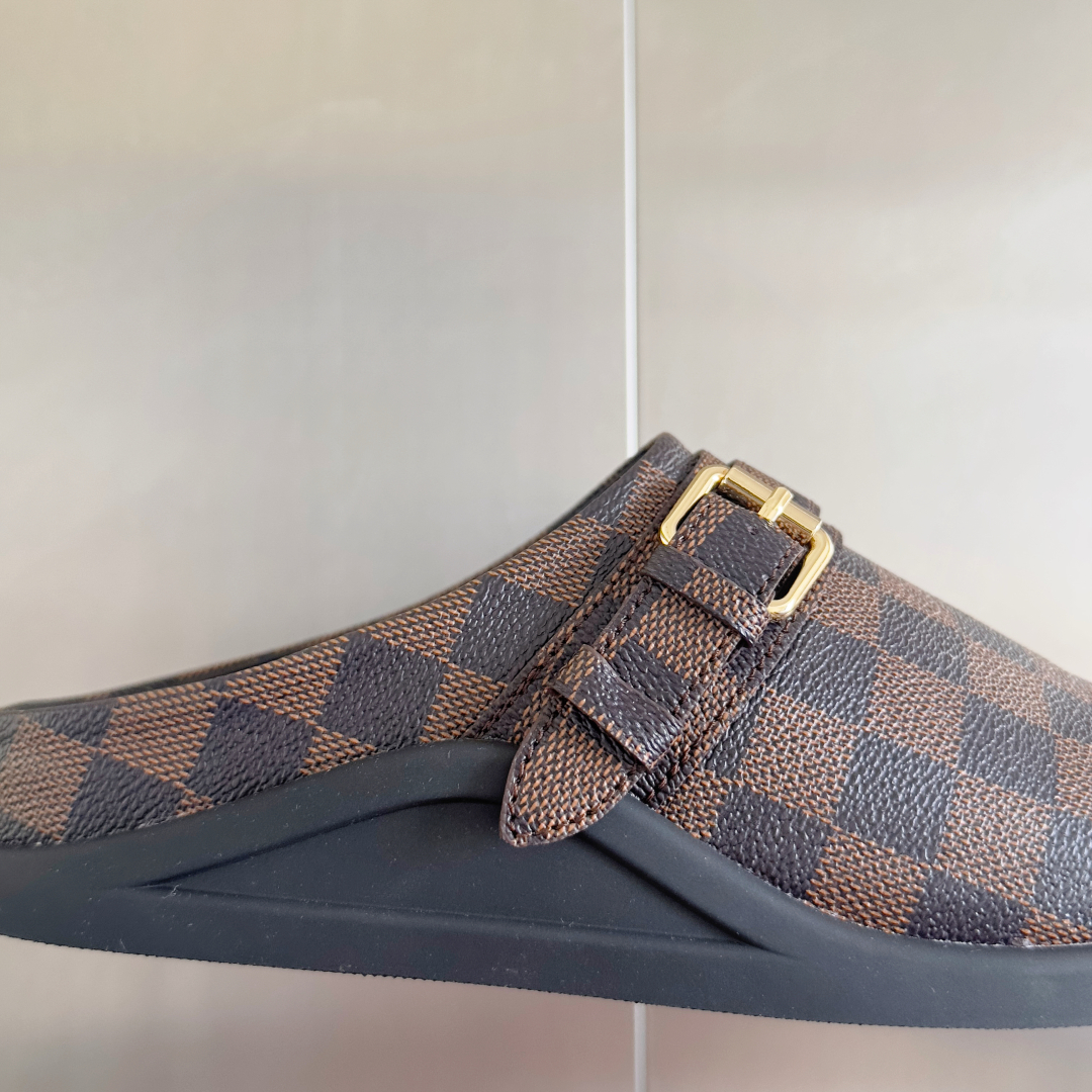 顶级版本：女款
LV 路易威登 L家 驴牌 To-Go Comfort系列 老花 勃肯 包头拖鞋 凉鞋
