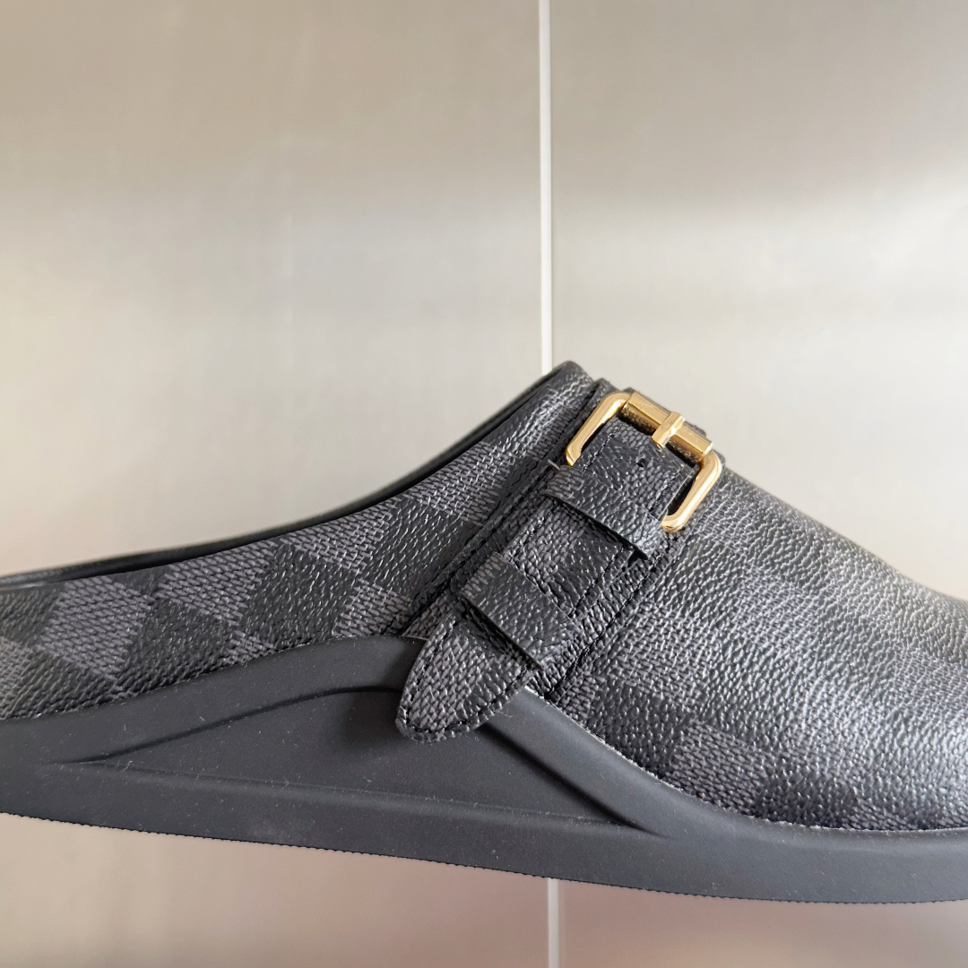 顶级版本：女款
LV 路易威登 L家 驴牌 To-Go Comfort系列 老花 勃肯 包头拖鞋 凉鞋
