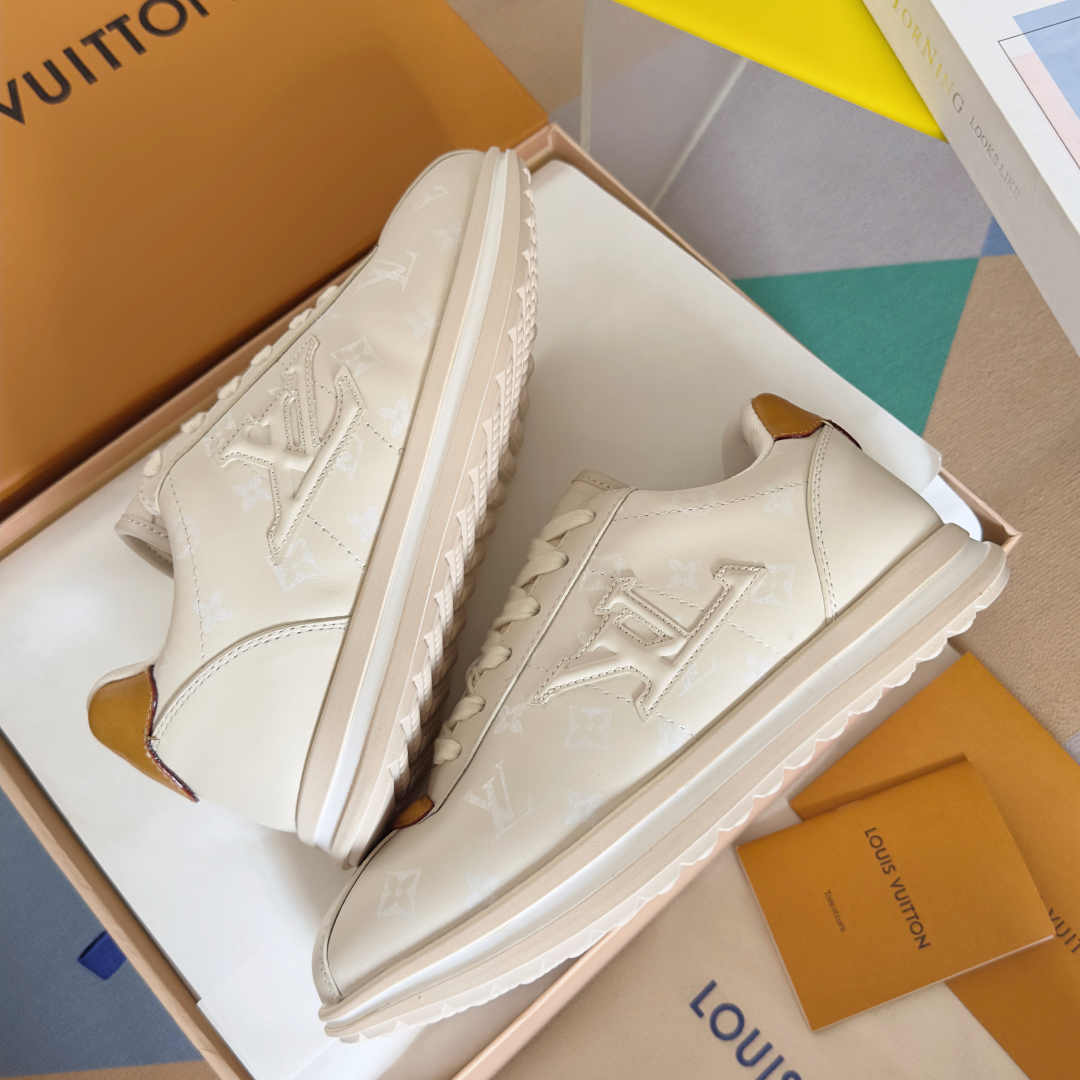 顶级版本： 男款+20
LV路易威登 菲董 联名 Buttersoft系列 胖丁 厚底 休闲 运动鞋 阿