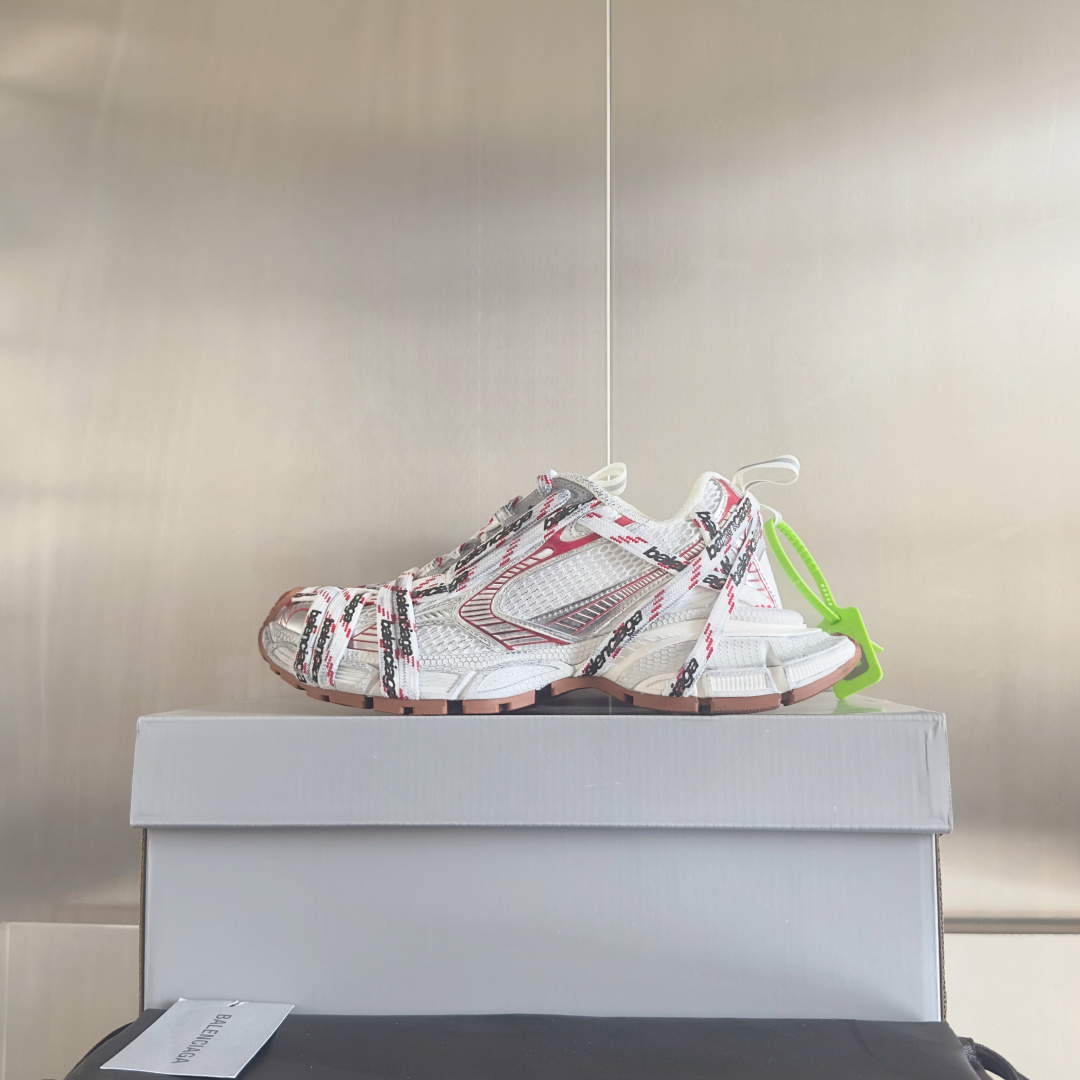 顶级版本:情侣款
Balenciaga巴黎世家 3XL系列Extreme Lace蜘蛛侠 绑带 厚底 休