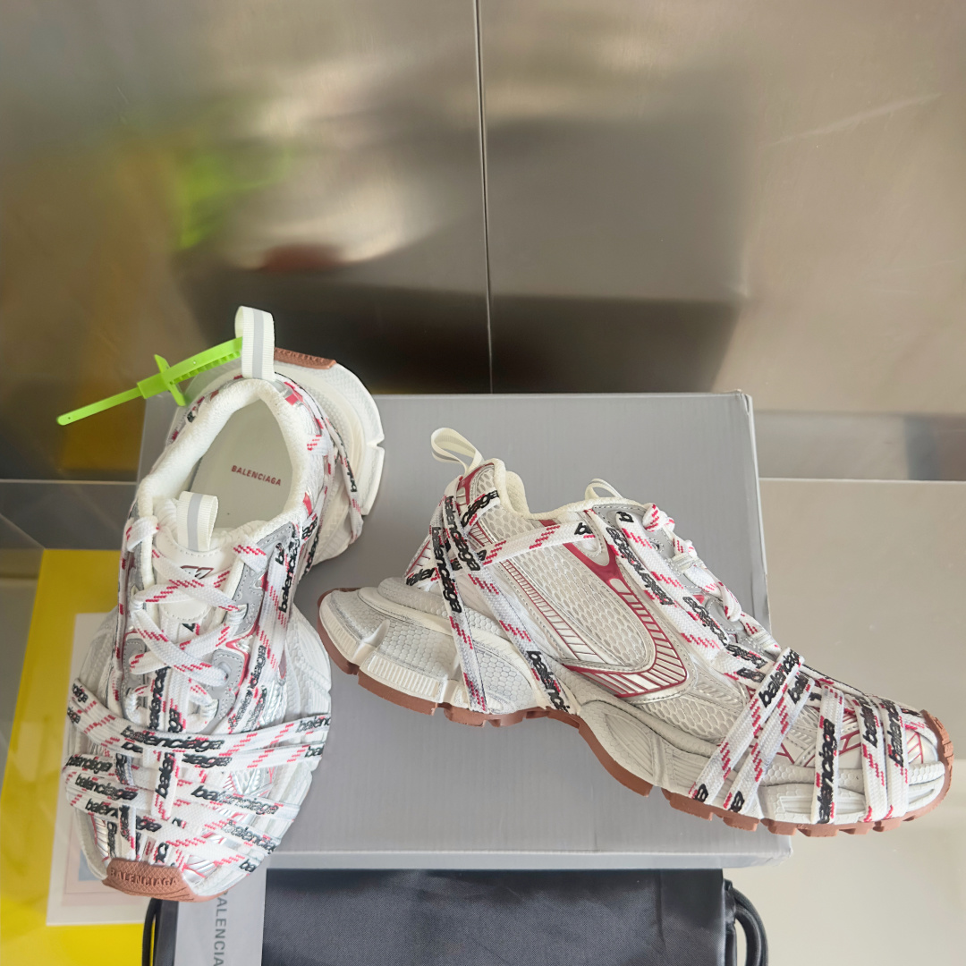 顶级版本:情侣款
Balenciaga巴黎世家 3XL系列Extreme Lace蜘蛛侠 绑带 厚底 休