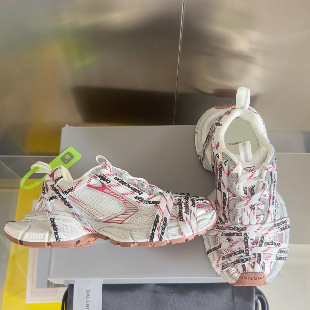 顶级版本:情侣款
Balenciaga巴黎世家 3XL系列Extreme Lace蜘蛛侠 绑带 厚底 休