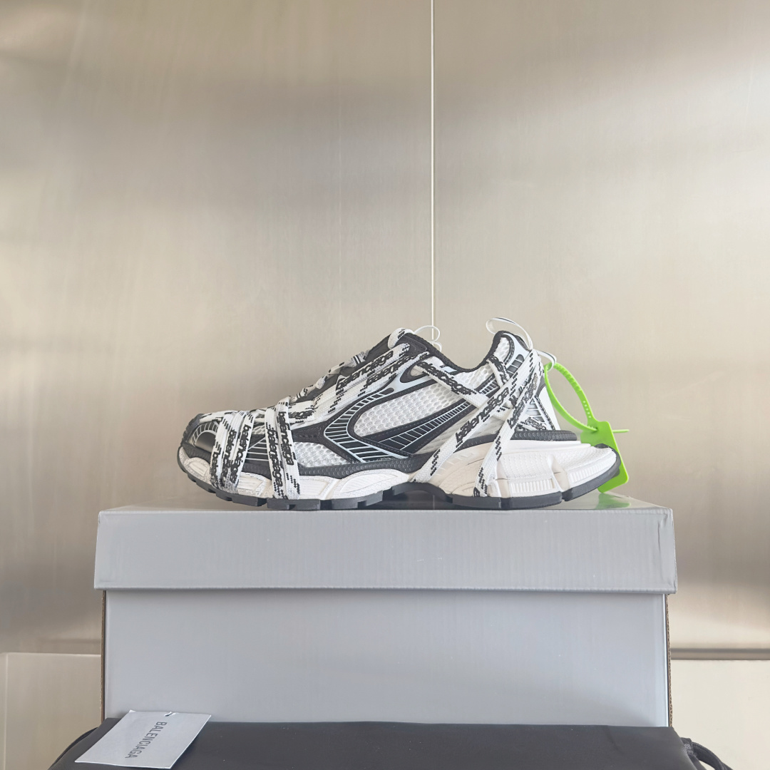顶级版本:情侣款
Balenciaga巴黎世家 3XL系列Extreme Lace蜘蛛侠 绑带 厚底 休