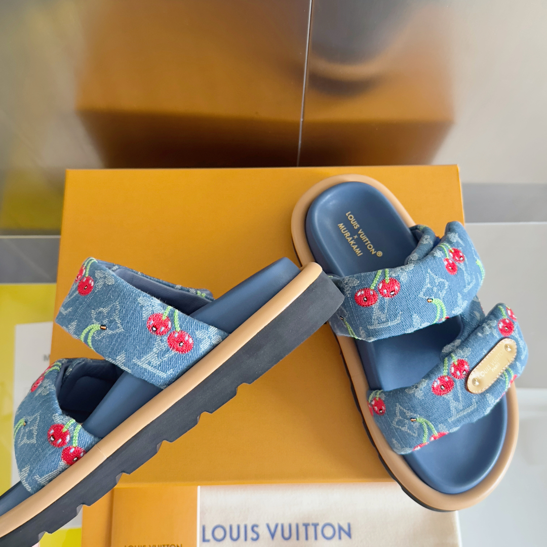 顶级版本LV x TM 路易威登 L家 驴牌Pool Pillow Comfort系列 魔术贴 老花 厚