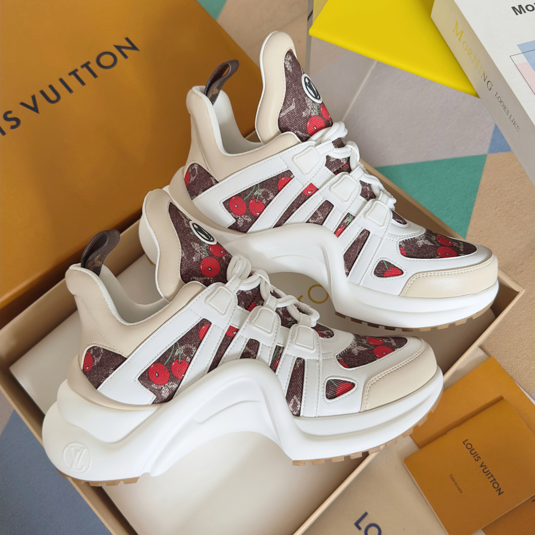 顶级版本：女款
LV x TM 路易威登 驴牌L家Archlight系列 经典 老爹鞋 半拖 拱桥 运动
