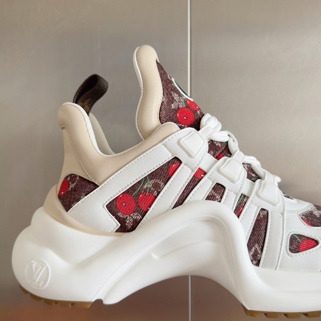 顶级版本：女款
LV x TM 路易威登 驴牌L家Archlight系列 经典 老爹鞋 半拖 拱桥 运动