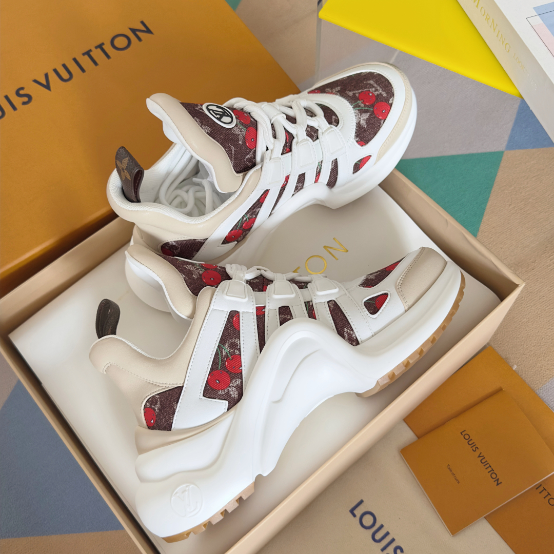 顶级版本：女款
LV x TM 路易威登 驴牌L家Archlight系列 经典 老爹鞋 半拖 拱桥 运动