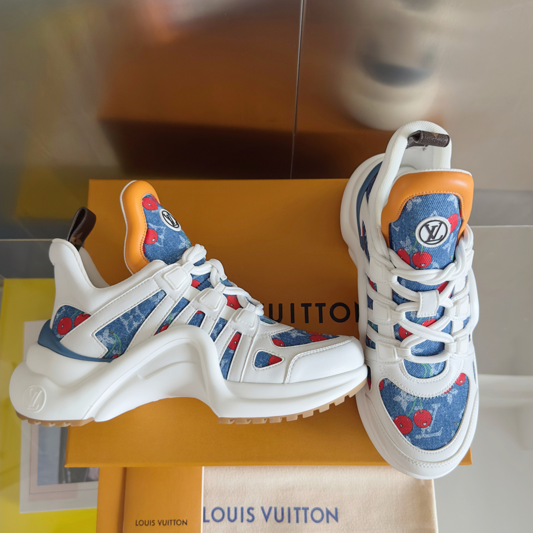 顶级版本：女款
LV x TM 路易威登 驴牌L家Archlight系列 经典 老爹鞋 半拖 拱桥 运动