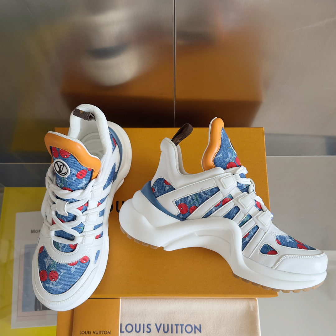顶级版本：女款
LV x TM 路易威登 驴牌L家Archlight系列 经典 老爹鞋 半拖 拱桥 运动
