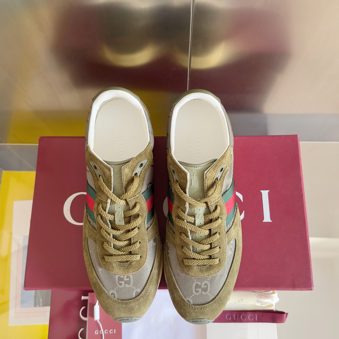 顶级版本：
Gucci古驰 最新 走秀款 Re-Motion系列 厚底 休闲 运动鞋 
原版购入开发 做