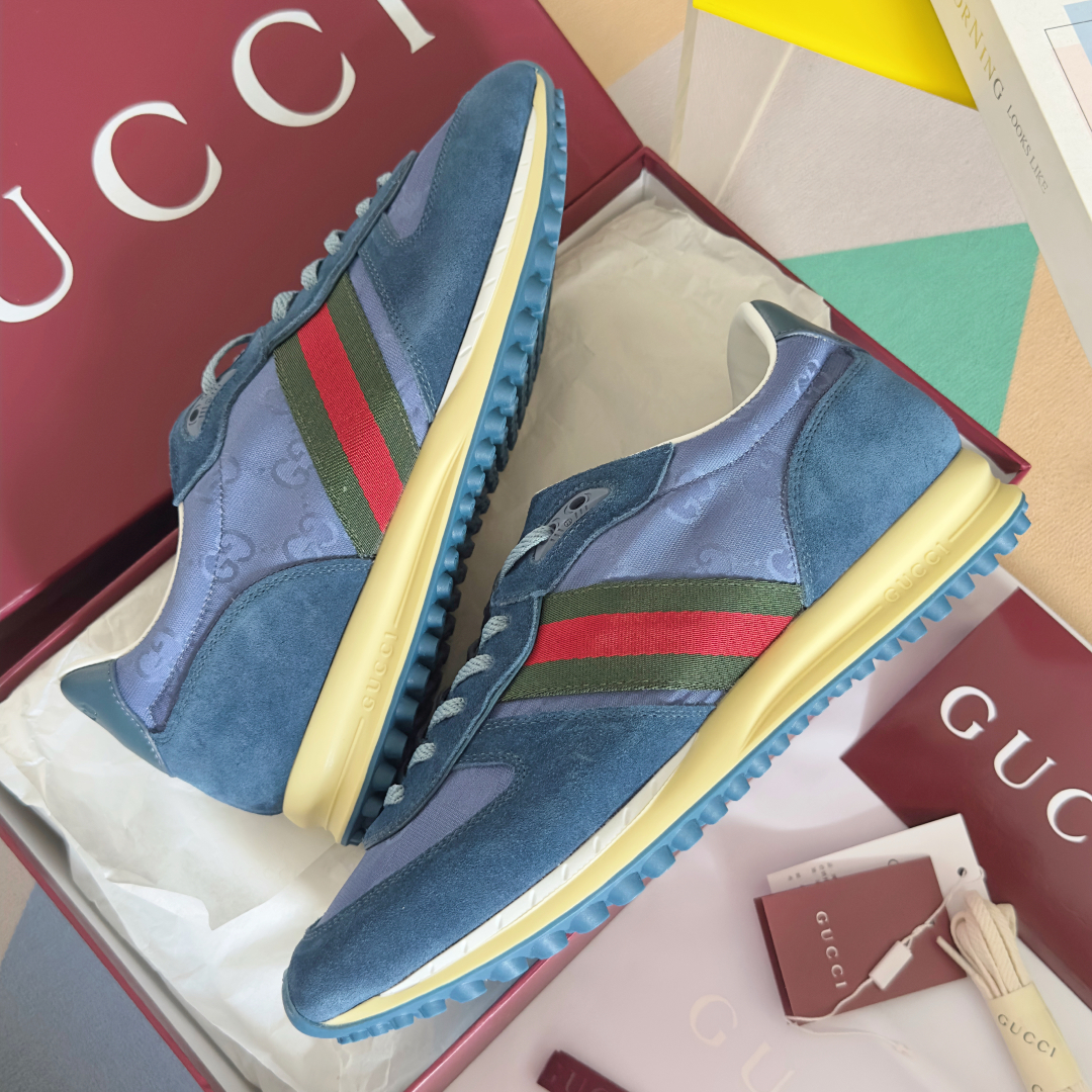 顶级版本：
Gucci古驰 最新 走秀款 Re-Motion系列 厚底 休闲 运动鞋 
原版购入开发 做