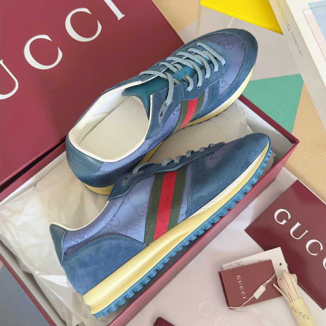 顶级版本：
Gucci古驰 最新 走秀款 Re-Motion系列 厚底 休闲 运动鞋 
原版购入开发 做