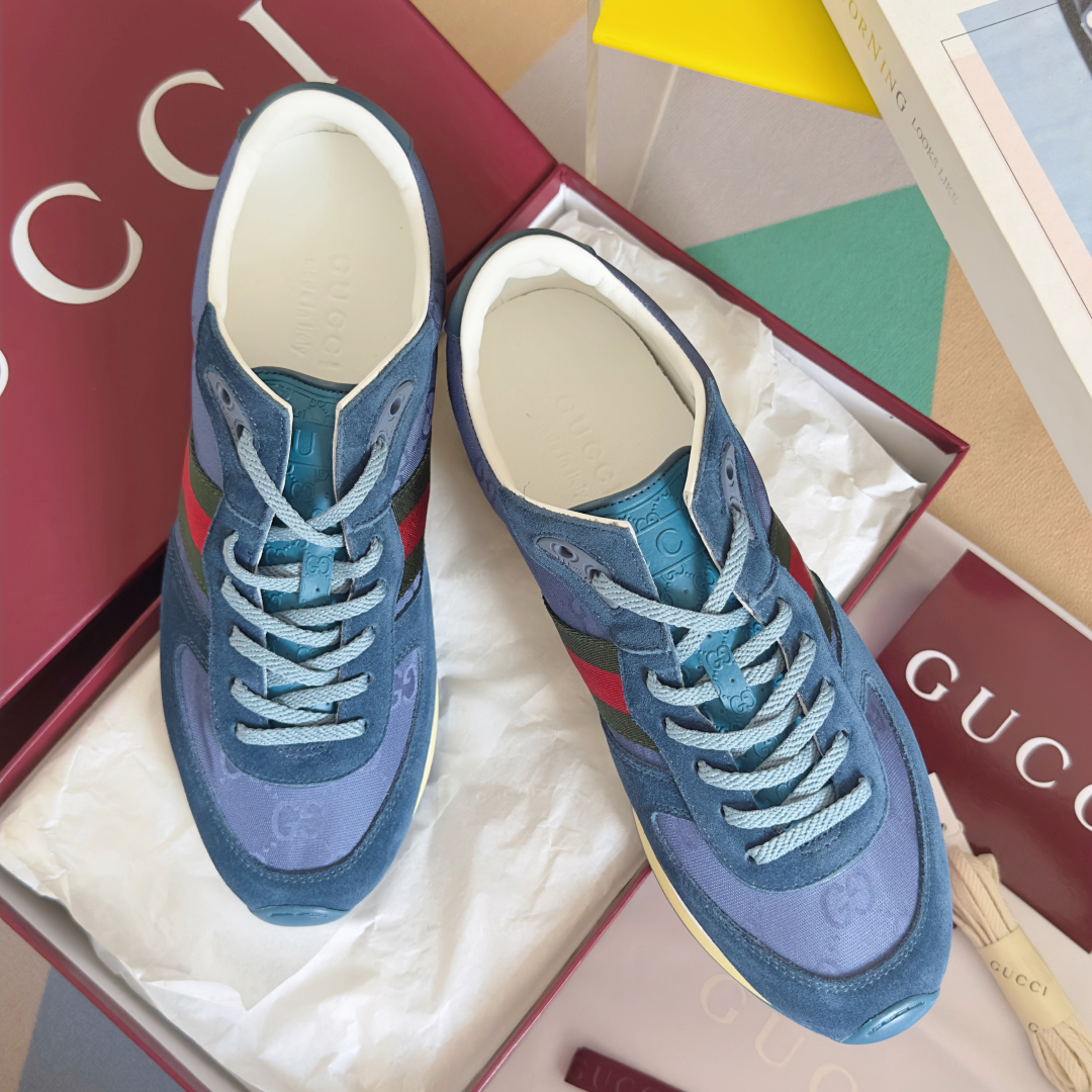 顶级版本：
Gucci古驰 最新 走秀款 Re-Motion系列 厚底 休闲 运动鞋 
原版购入开发 做