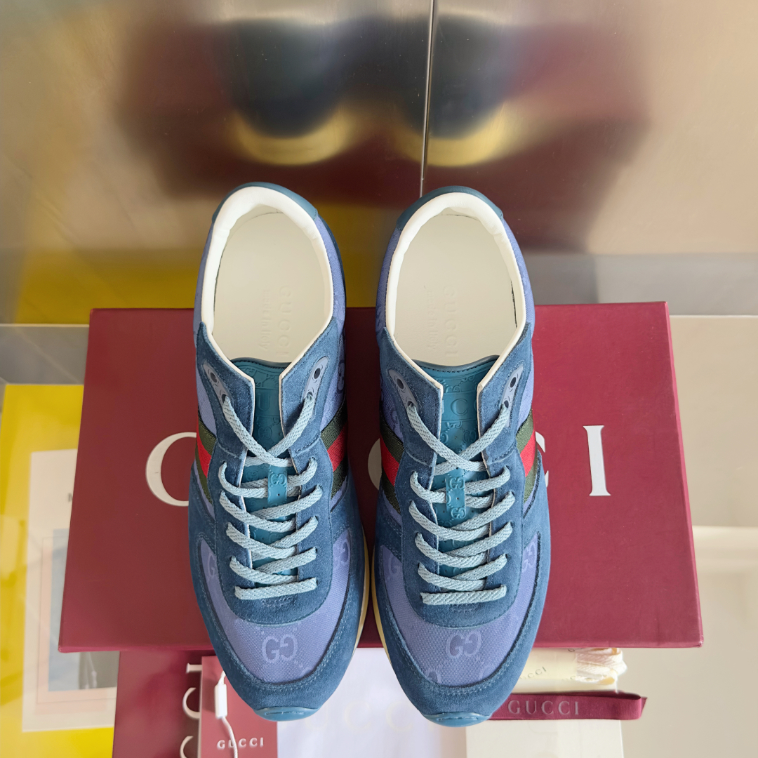 顶级版本：
Gucci古驰 最新 走秀款 Re-Motion系列 厚底 休闲 运动鞋 
原版购入开发 做