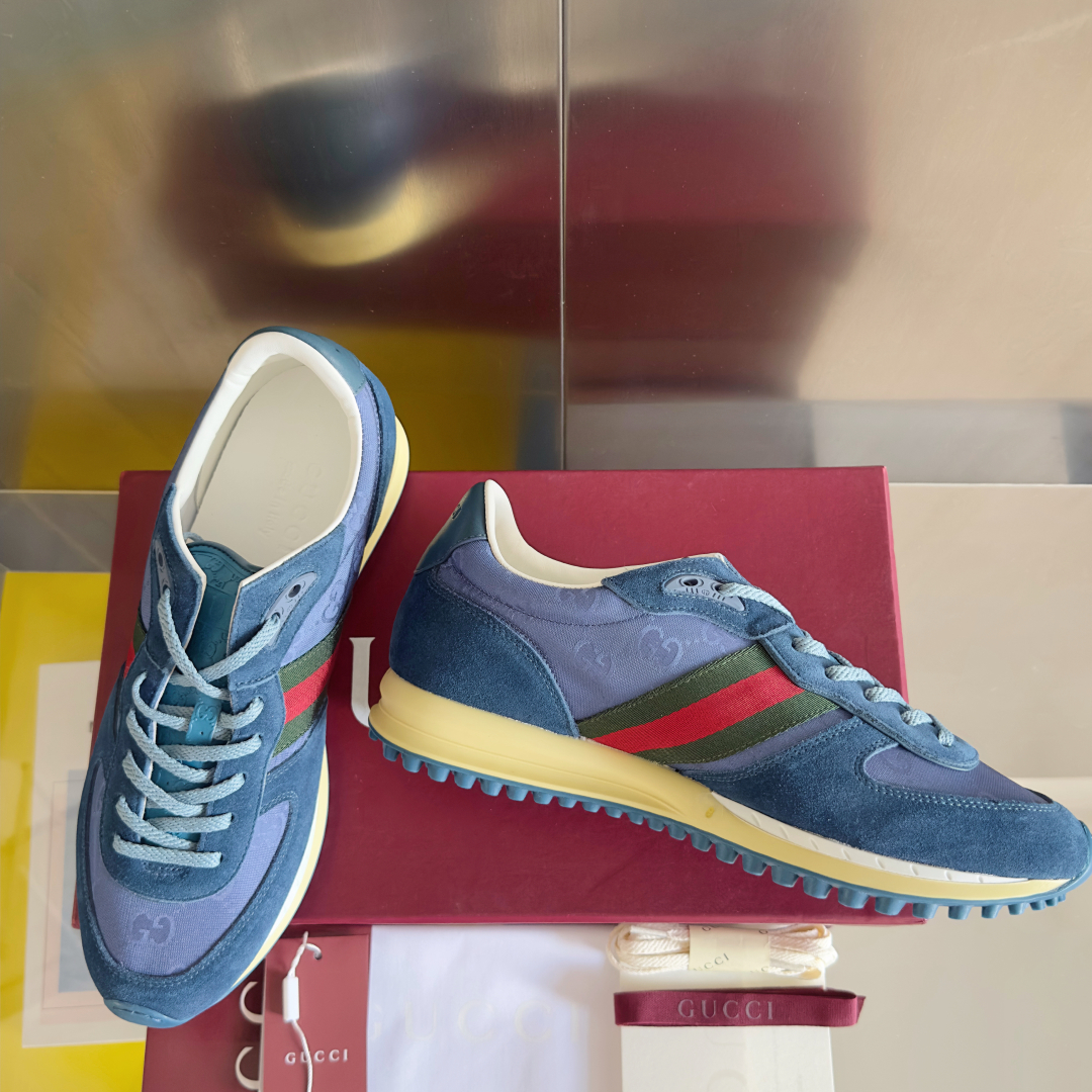 顶级版本：
Gucci古驰 最新 走秀款 Re-Motion系列 厚底 休闲 运动鞋 
原版购入开发 做