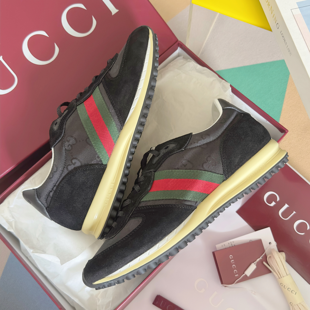 顶级版本：
Gucci古驰 最新 走秀款 Re-Motion系列 厚底 休闲 运动鞋 
原版购入开发 做