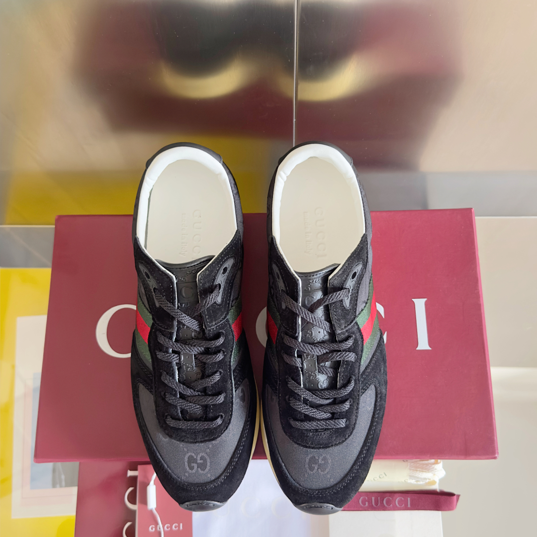 顶级版本：
Gucci古驰 最新 走秀款 Re-Motion系列 厚底 休闲 运动鞋 
原版购入开发 做