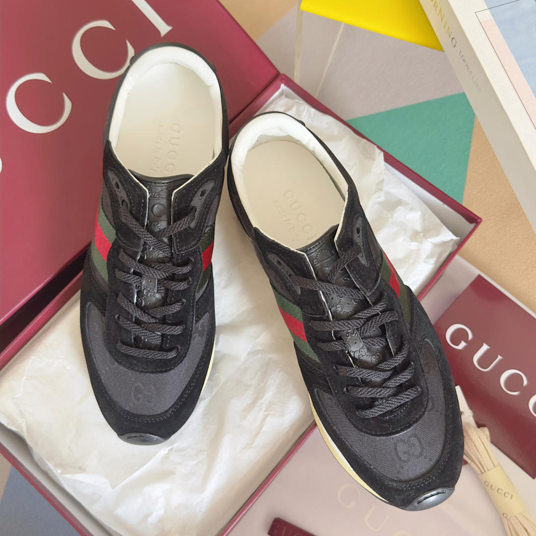 顶级版本：
Gucci古驰 最新 走秀款 Re-Motion系列 厚底 休闲 运动鞋 
原版购入开发 做