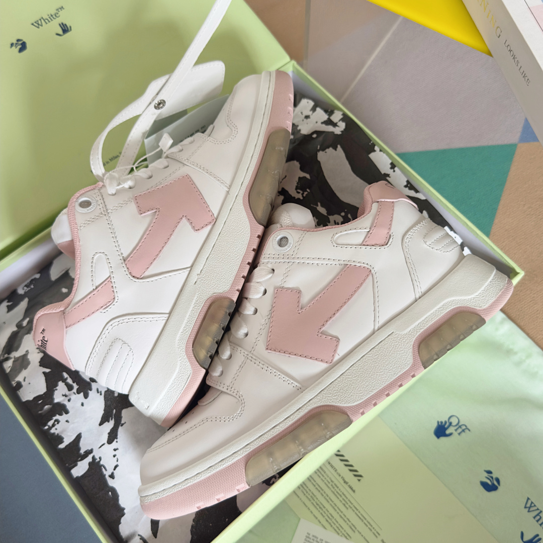 顶级版本:情侣款
Off-White™最新Out Of Office系列 情侣款 厚底 箭头 休闲 运动