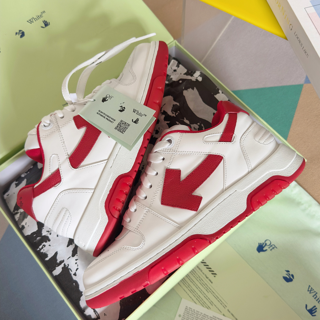 顶级版本:情侣款
Off-White™最新Out Of Office系列 情侣款 厚底 箭头 休闲 运动