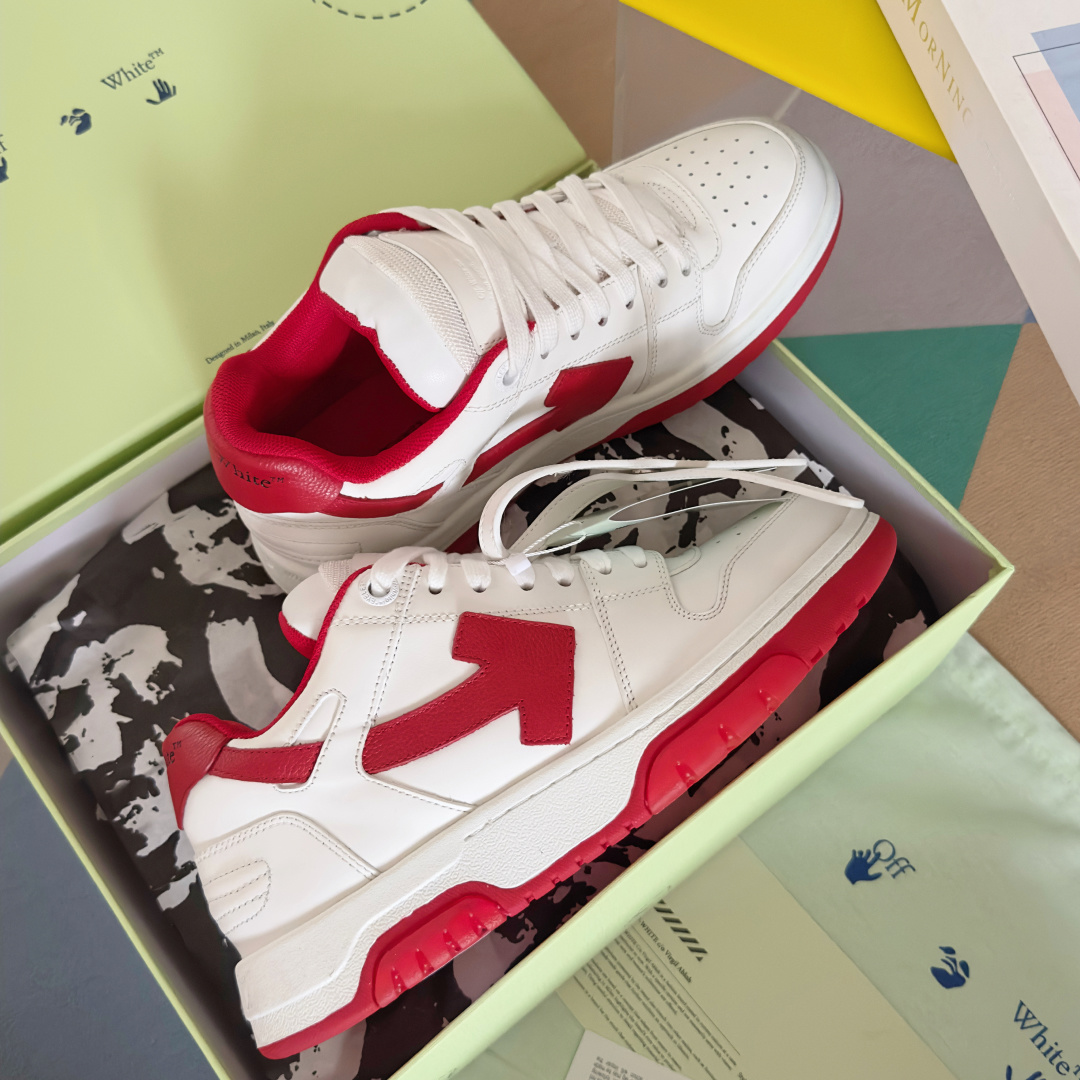顶级版本:情侣款
Off-White™最新Out Of Office系列 情侣款 厚底 箭头 休闲 运动