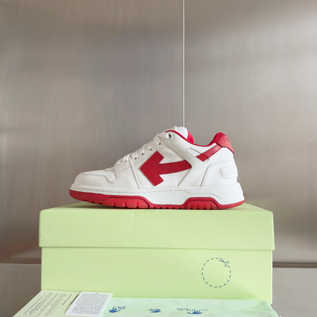 顶级版本:情侣款
Off-White™最新Out Of Office系列 情侣款 厚底 箭头 休闲 运动