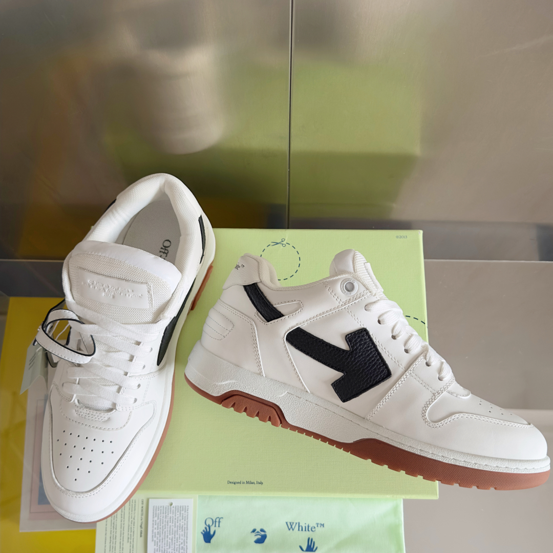 顶级版本：情侣款
Off-White™最新Out Of Office系列 情侣款 厚底 箭头 休闲 运动