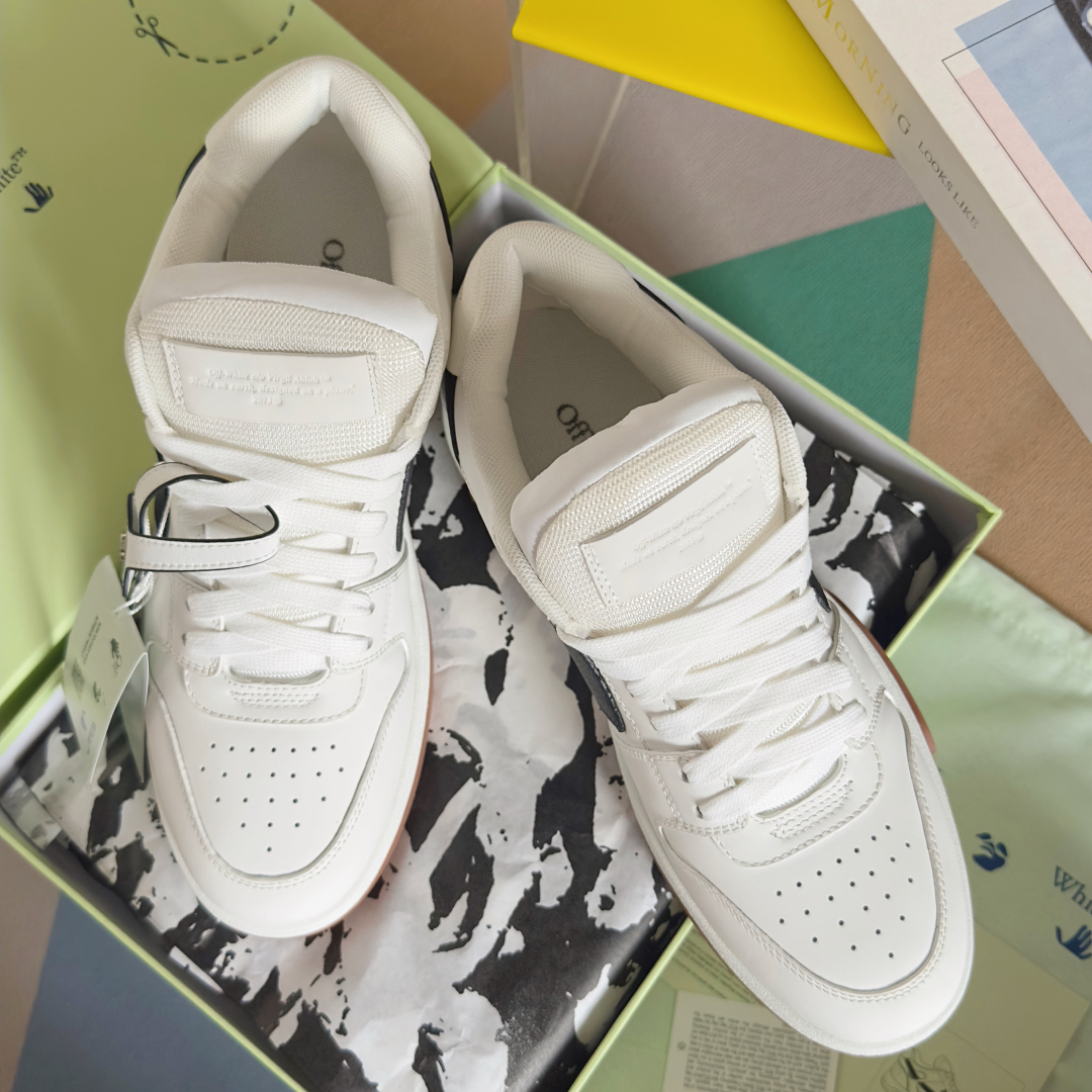 顶级版本：情侣款
Off-White™最新Out Of Office系列 情侣款 厚底 箭头 休闲 运动