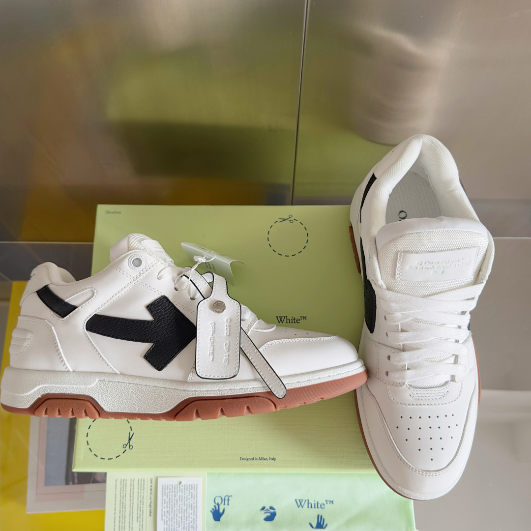 顶级版本：情侣款
Off-White™最新Out Of Office系列 情侣款 厚底 箭头 休闲 运动