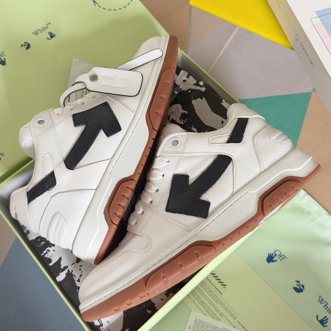 顶级版本：情侣款
Off-White™最新Out Of Office系列 情侣款 厚底 箭头 休闲 运动
