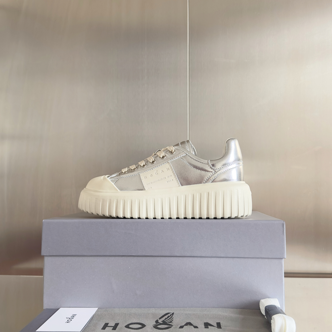 顶级版本：
HOGAN霍根 新款H-STRIPES系列 厚底 饼干鞋 情侣款 休闲 运动鞋
原版购入开发