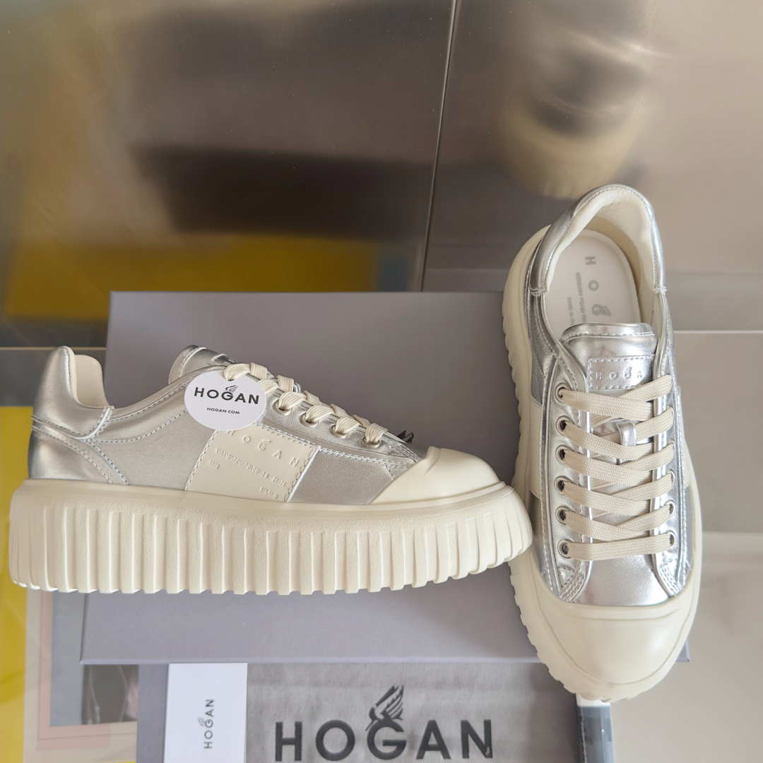 顶级版本：
HOGAN霍根 新款H-STRIPES系列 厚底 饼干鞋 情侣款 休闲 运动鞋
原版购入开发