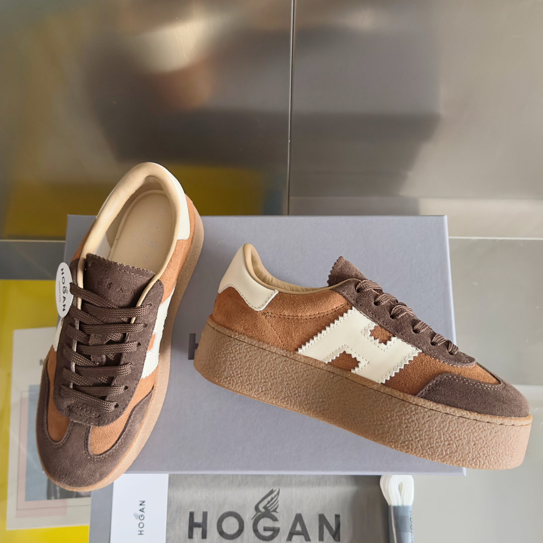 顶级版本：女款
Hogan霍根 最新Platform系列H698 厚底 休闲 运动鞋 德训鞋
原版购入开