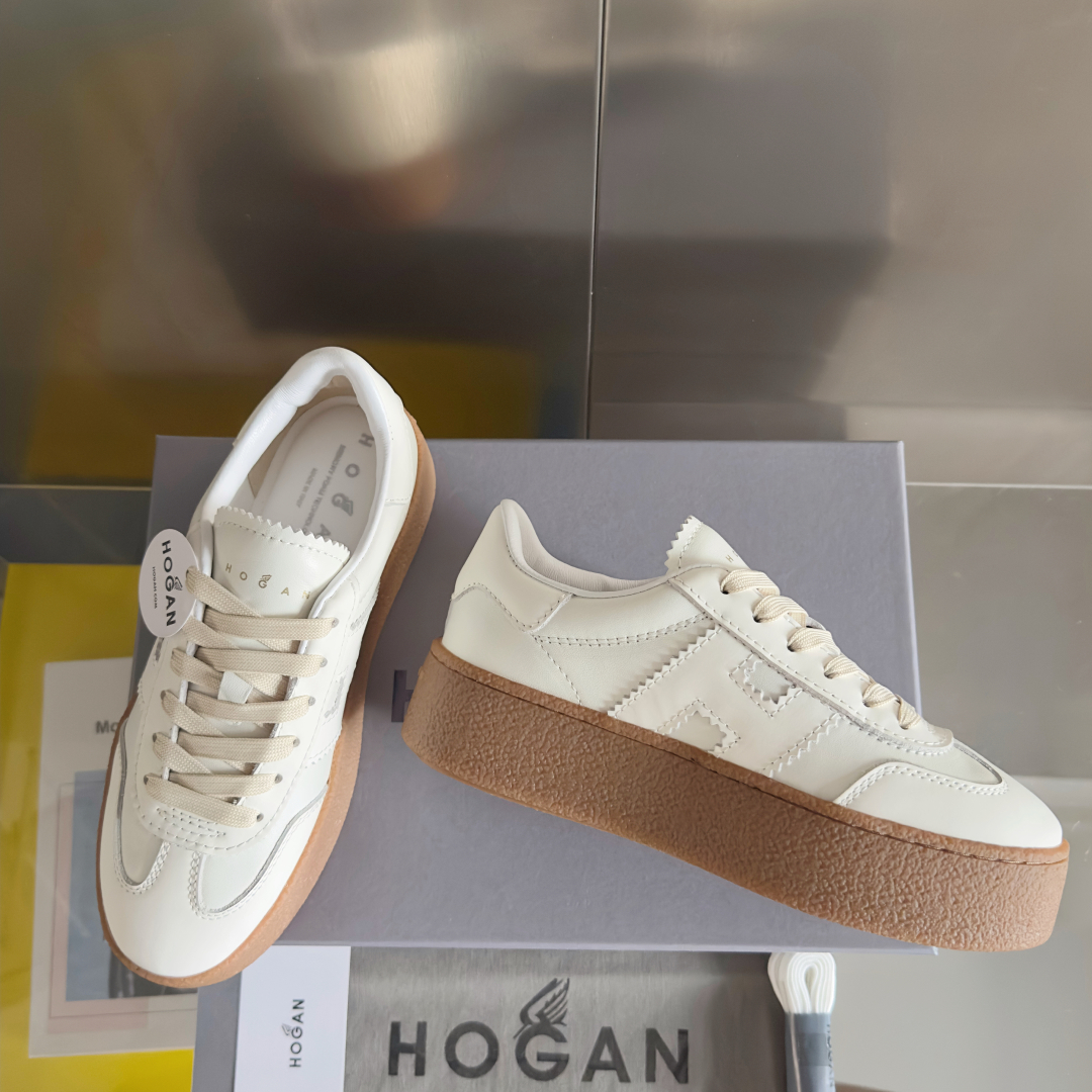 顶级版本：女款
Hogan霍根 最新Platform系列H698 厚底 休闲 运动鞋 德训鞋
原版购入开