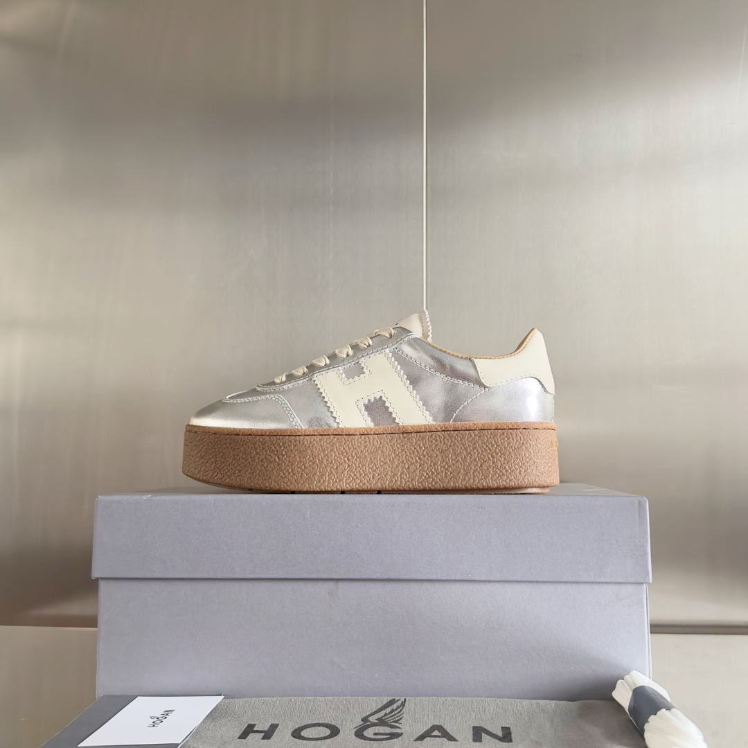 顶级版本：女款
Hogan霍根 最新Platform系列H698 厚底 休闲 运动鞋 德训鞋
原版购入开