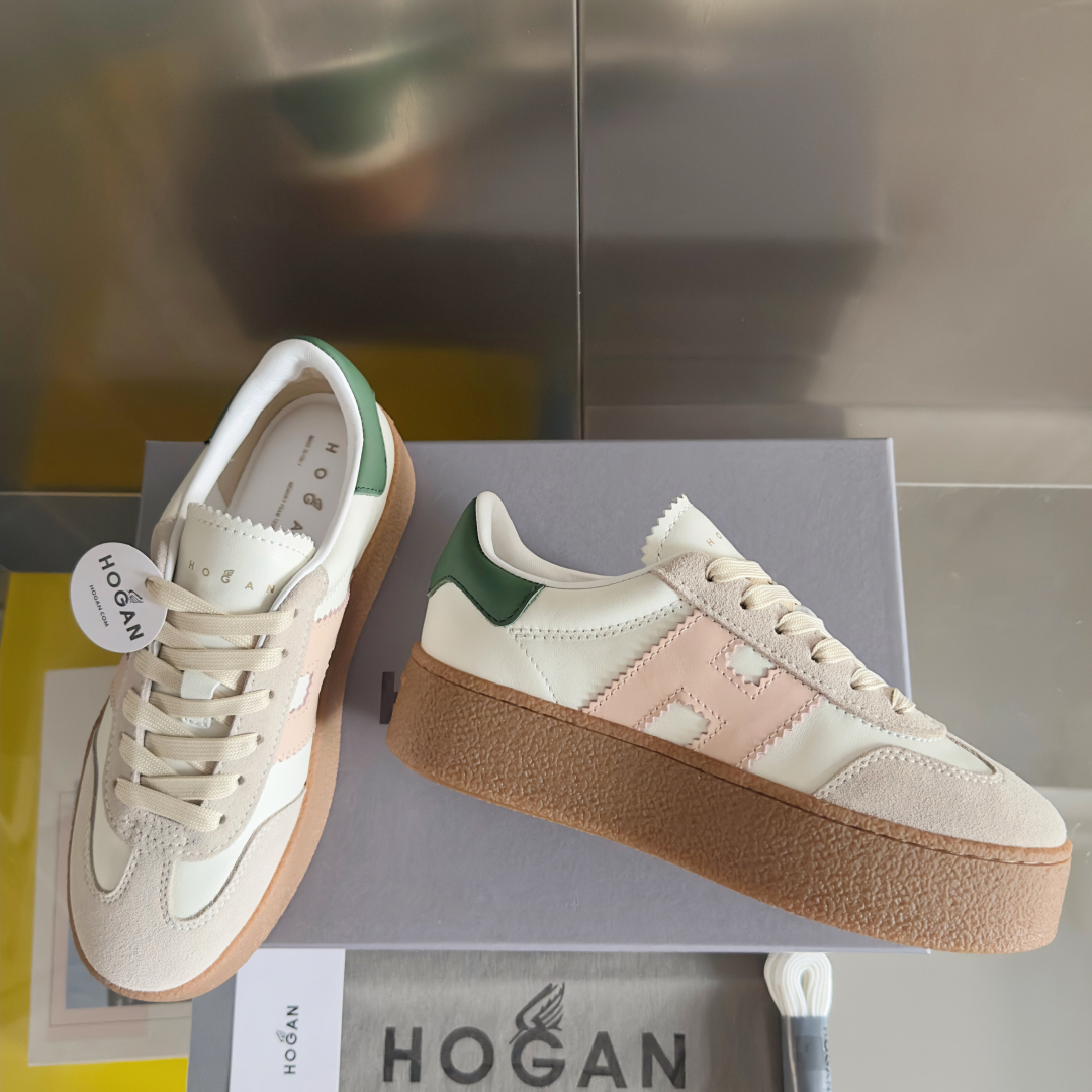 顶级版本：女款
Hogan霍根 最新Platform系列H698 厚底 休闲 运动鞋 德训鞋
原版购入开