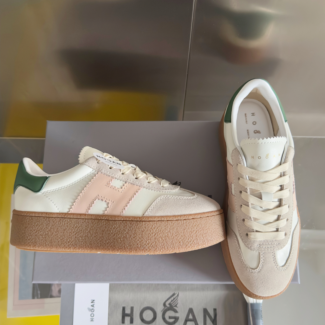 顶级版本：女款
Hogan霍根 最新Platform系列H698 厚底 休闲 运动鞋 德训鞋
原版购入开