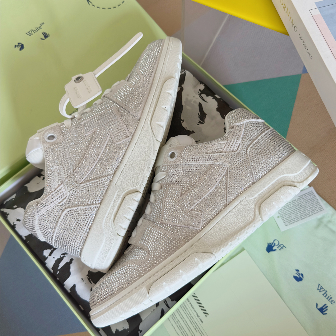 顶级版本：情侣款
Off-White™最新Out Of Office系列 情侣款 厚底 箭头 休闲 运动