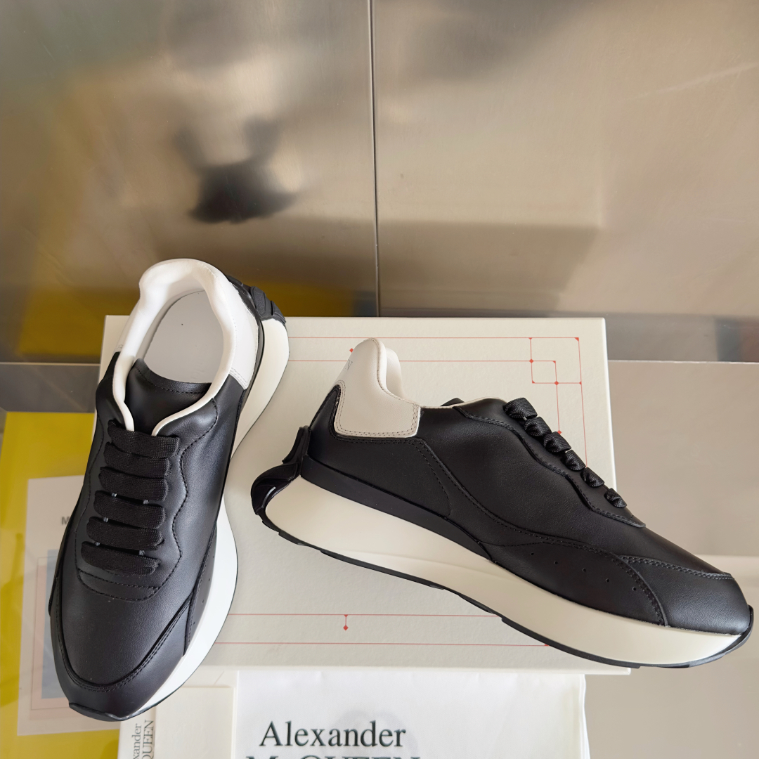 顶级版本：情侣款 男士+20
ALEXANDER MCQUEEN/亚历山大·麦昆 Sprint系列情侣款